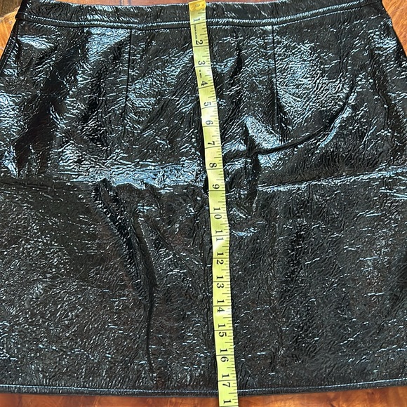 Wet Look Poly Zipper with Velvet Suede Interior Thick Sexy Vintage Mark Avon L M - Picture 6 of 7